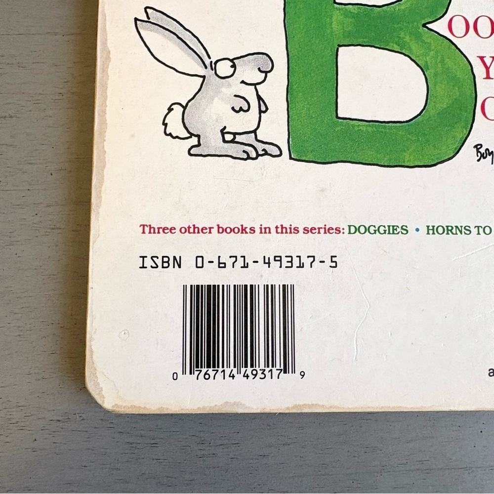 VTG Sandra Boyton- A to Z- Children Board Book RARE Cover Little Simon 1984 - Picture 10 of 15